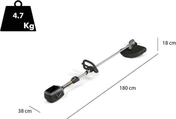 Actual product image alpina ABR 48 Li cordless brushcutter without battery and charger (Trim line)