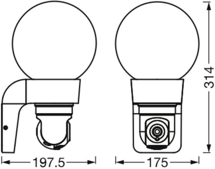 Produktbild Osram SMART+ Globe Camera Track & Trace (1920 x 1080 Pixels)