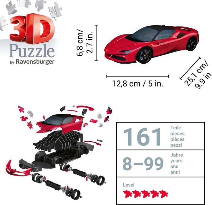Immagine prodotto Ravensburger Ferrari SF90 Stradale (108 pezzi)