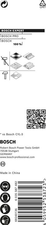 Produktbild Bosch Professional Zubehör EXPERT HEX-9 MultiConstruction Bohrer, 7 x 50 x 100 mm (7 mm)