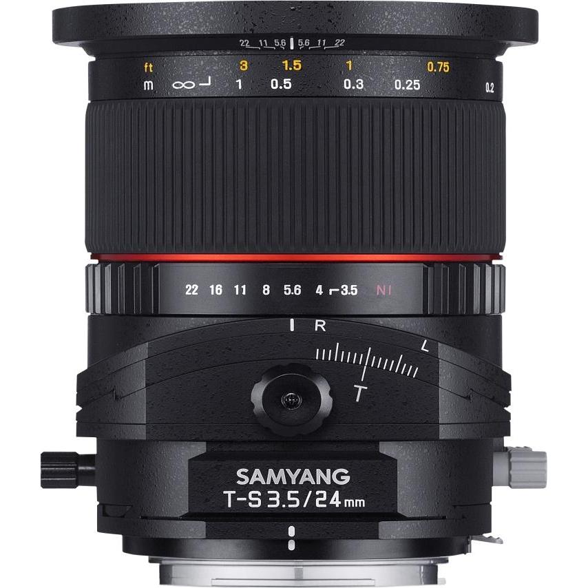 Samyang 24mm f/3.5 ED AS UMC Tilt/Shift - Pentax K (Pentax K, Vollformat), Objektiv, Schwarz