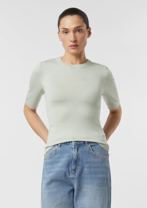 Produktbild Comma Strickpullover Kurzarmpullover im Slim Fit (42)