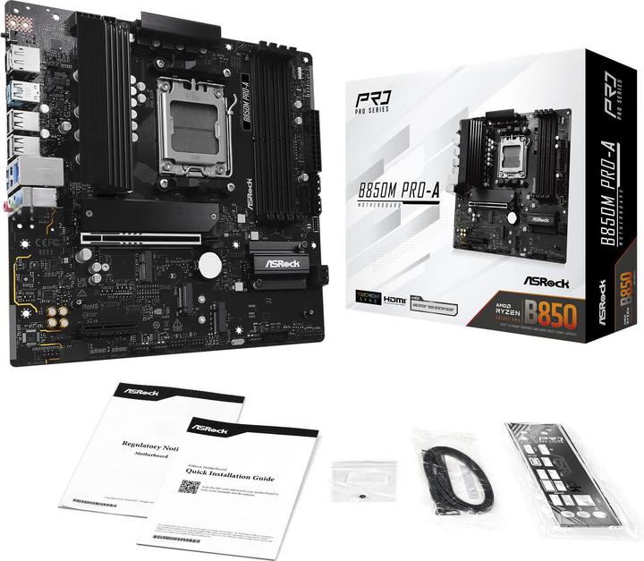 Productafbeelding AsRock B850M Pro-A (AM5, AMD B850, mATX)