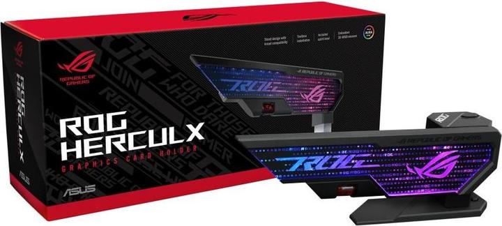 Actual product image ASUS ROG Herculx graphics card holder