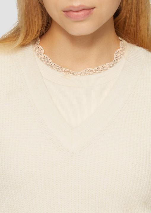 Immagine prodotto S.Oliver Strickpullover Schmaler Rippstrick-Pullunder (XXL)