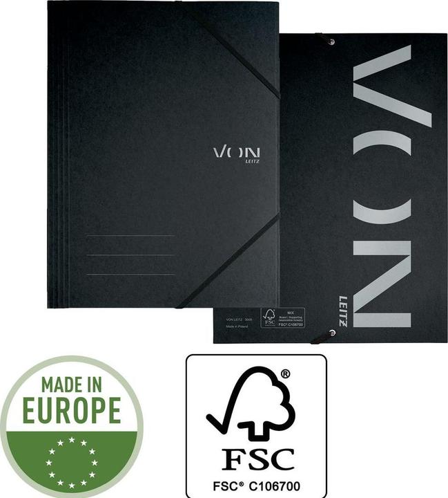 Actual product image von Rubber band folder A4, 10 pieces, Multicoloured (A4, 10x)