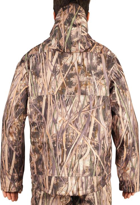Image du produit Solognac Veste de pluie de chasse camouflage polyester