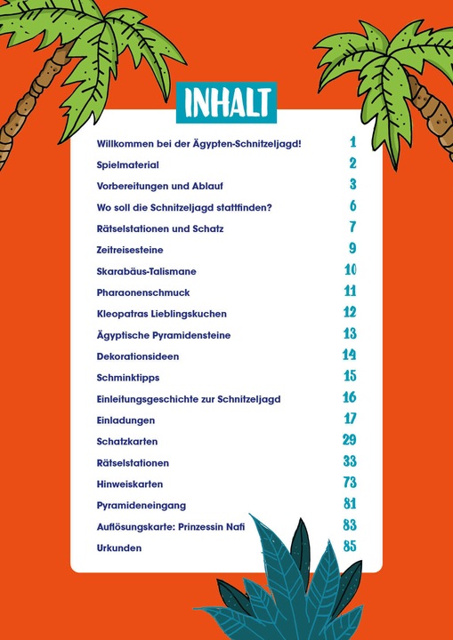 Produktbild Set: Abenteuer Schnitzeljagd – Die verschwundene Mumie (Deutsch, Linnéa Bergsträsser, 2022)