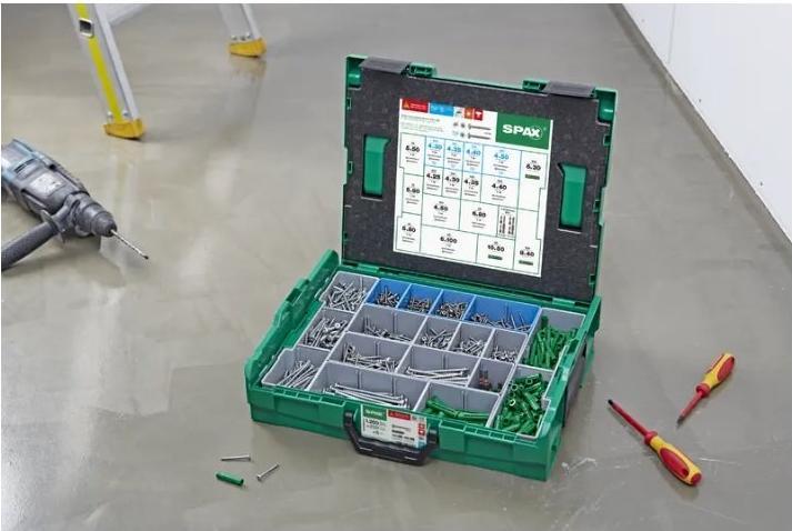 Produktbild Spax Schraubenbox (1200 Schrauben pro Stück)