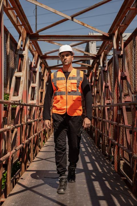 Produktbild Korntex Executive Mesh Multifunktions-Warnweste (XL)