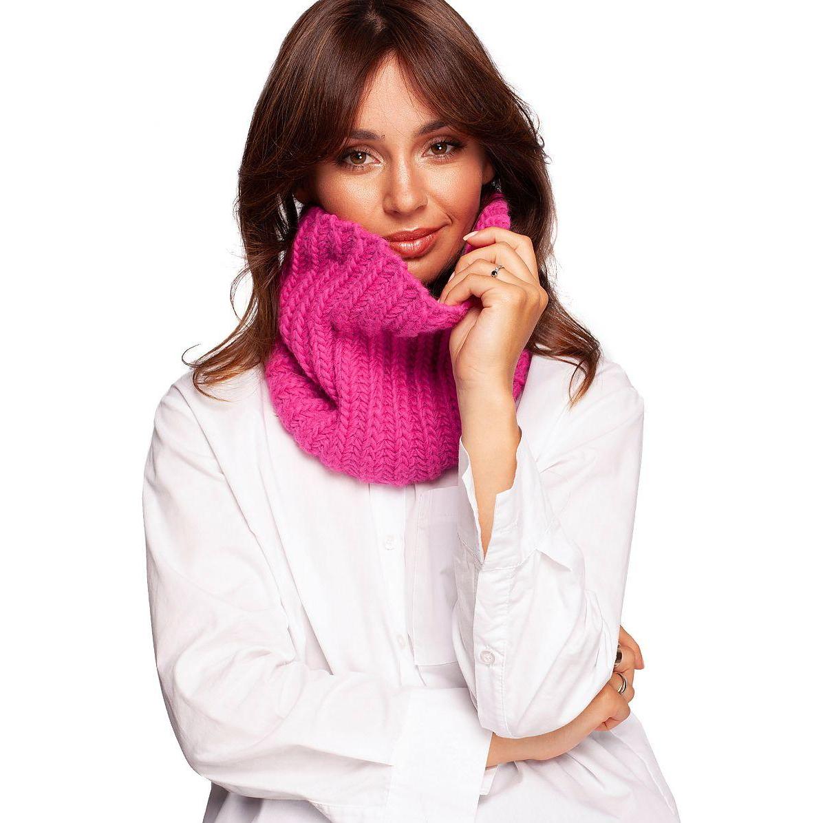 BE Knit, Schal, Schlauchschal, Rosa