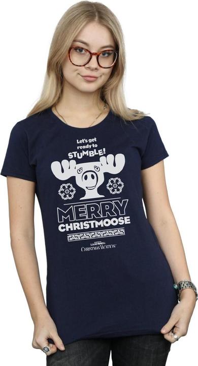 Immagine prodotto National Lampoon´s Vacation National Lampoon's Christmas Vacation Merry Christmoose Maglietta Donna (XXL)