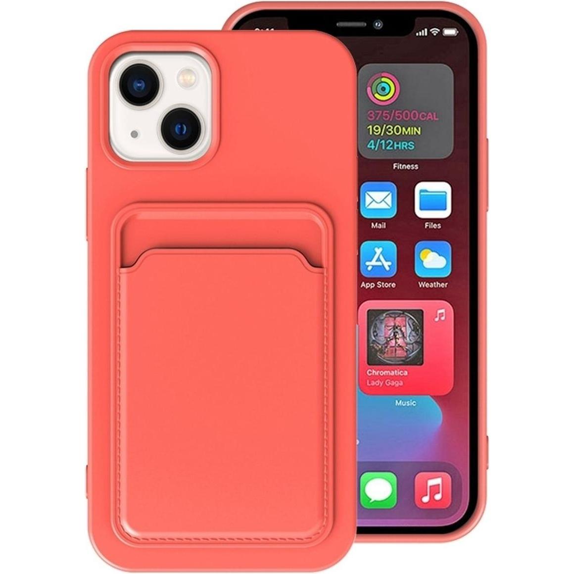 König Design Hülle Handy Schutz für Apple iPhone 14 Serie Case Cover Bumper Kartenfach Etuis (Apple iPhone 14 Plus), Sma...