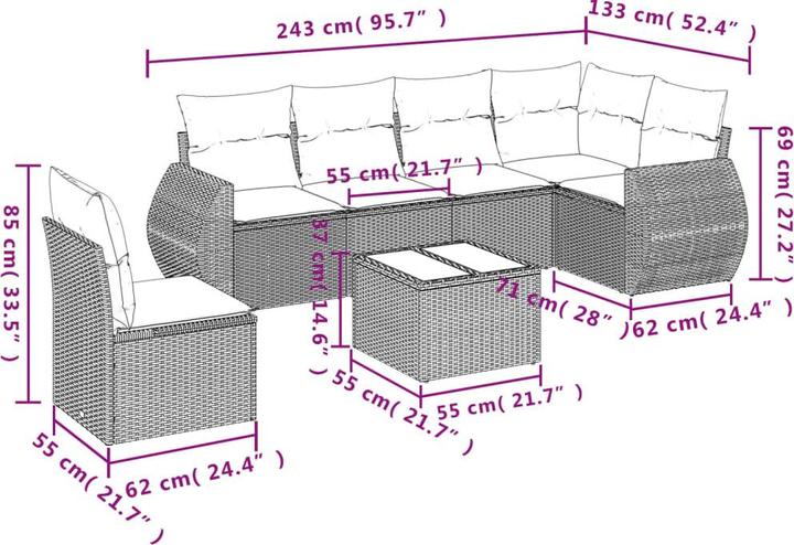 Produktbild vidaXL Damir