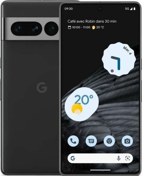 Image du produit Google Pixel 7 (256 Go, Obsidienne, 6.30", SIM + eSIM, 50 Mpx, 5G)