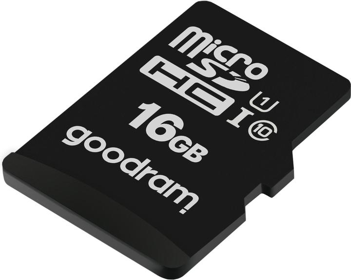 Actual product image Goodram M1A4-0160R12 memory card 16 GB MicroSDHC Class 10 UHS-I - High Capacity SD (Micr (16 GB, microSDHC, U1, UHS-I)