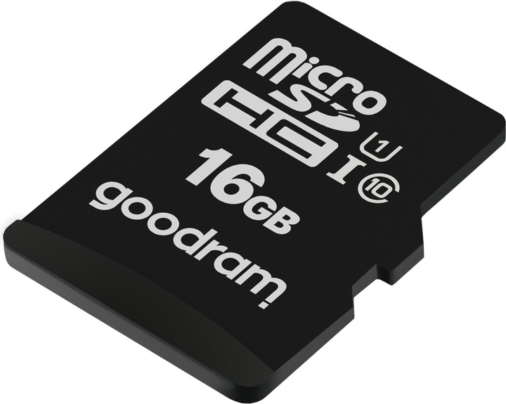 Actual product image Goodram M1A4-0160R12 memory card 16 GB MicroSDHC Class 10 UHS-I - High Capacity SD (Micr (16 GB, microSDHC, U1, UHS-I)