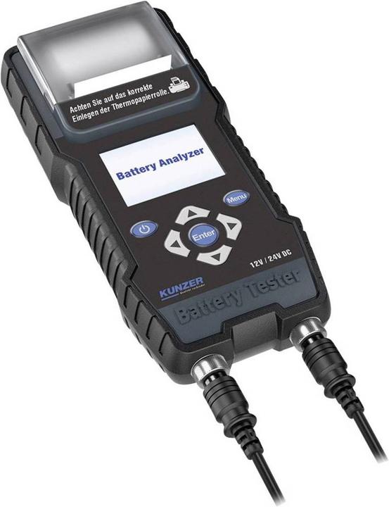 Image du produit Kunzer Testeur de batterie avec imprimante pour 12 et 24 volts