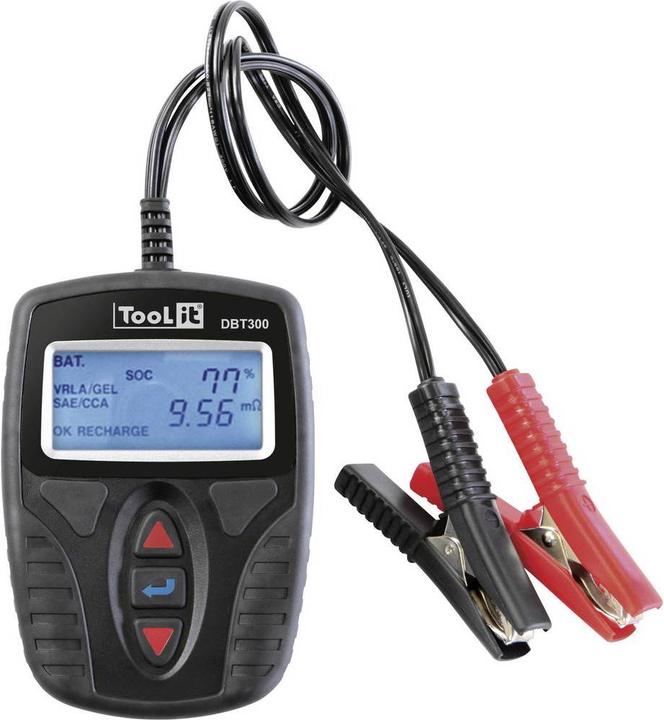 Toolit Automotive Battery Tester Battery Voltage and State of Charge Meter DBT 300