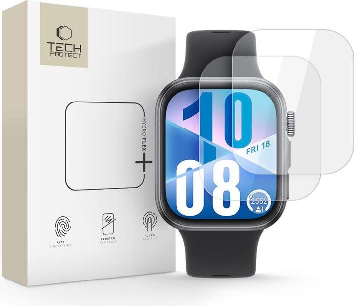 4Kom Tech-Protect Hofi Hydro Flex+ 2er-Pack Hydrogelfolie für Huawei Watch Fit 3 / 4 - transparent