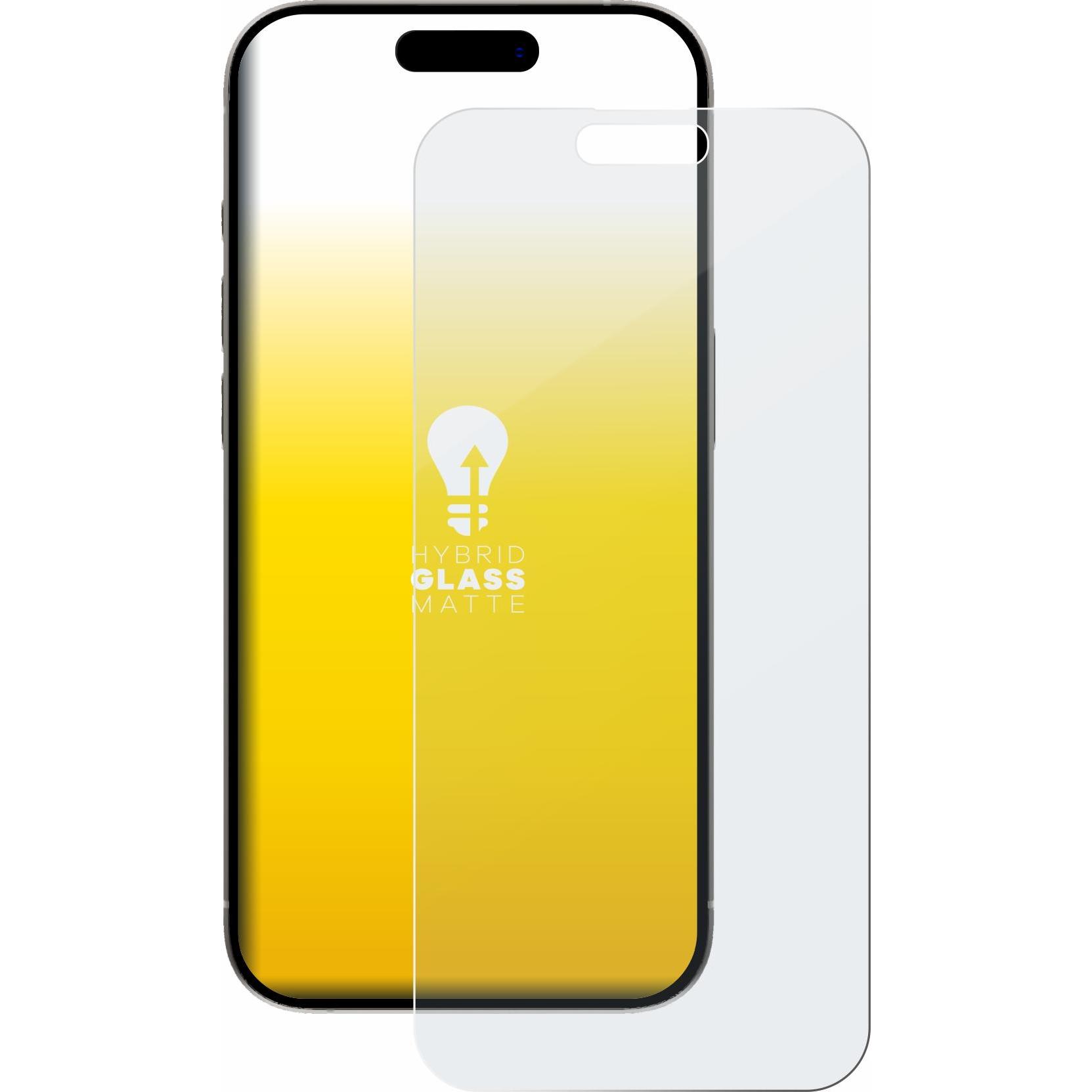 Thumbnail - upscreen Reflection Shield Panzerglasfolie Matt (1 Stück, Apple iPhone 15 Pro Max), Smartphone Schutzfolie, Grau