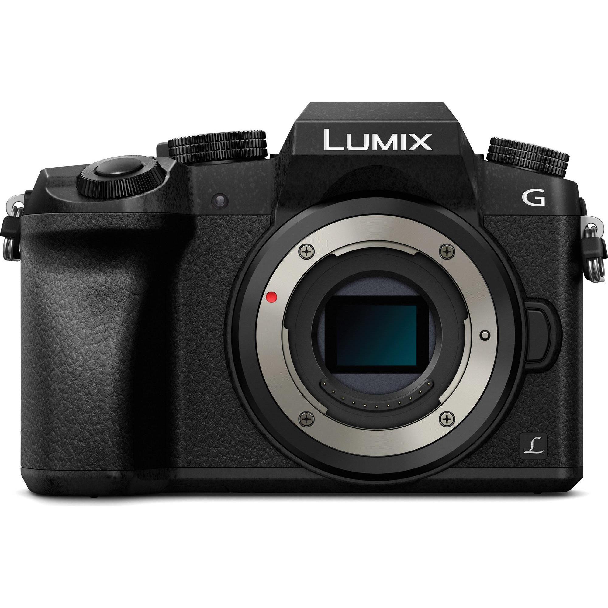 Panasonic Lumix G70 (12 - 60 mm, 16.10 Mpx, Micro Four Thirds), Kamera, Schwarz
