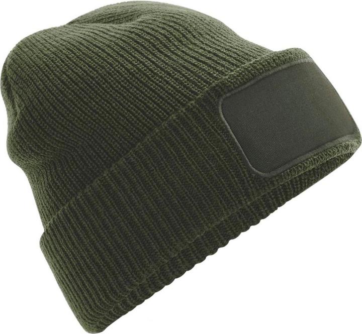 Actual product image Beechfield Thinsulate Printer Patch Beanie (One size)