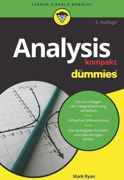 Produktbild Analysis kompakt für Dummies (Deutsch, Mark Ryan, 2023)