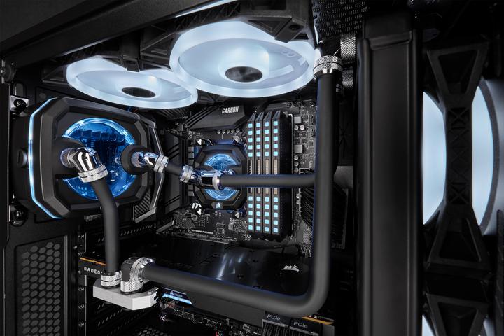 Image du produit Corsair CX-9059008-WW Composant de refroidissement de l'ordinateur Tube de refroidissement 3 pièce(s) Noir (1 m, Matières plastiques)