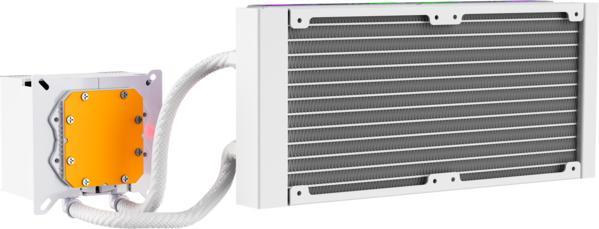Actual product image xyz Kit Watercooling AIO Hydrotemp RGB - 240mm (Blanc)