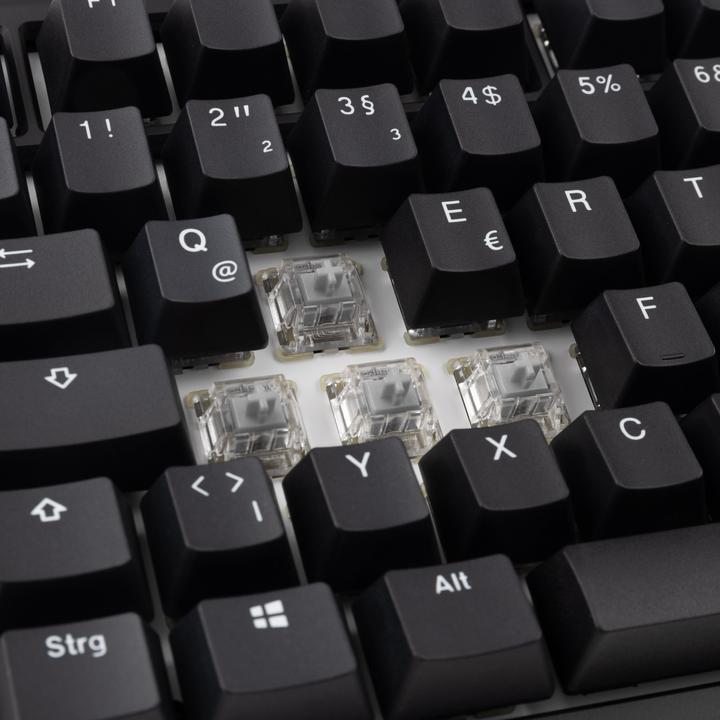 Actual product image Ducky Tinker 75 Gaming Keyboard, RGB - MX-Speed Silver (ISO-EN) (DE, Cable)