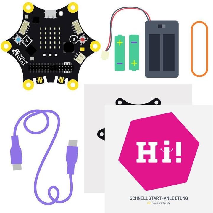 Actual product image Calliope Board mini 3.0 & Fischertechnik Bundle