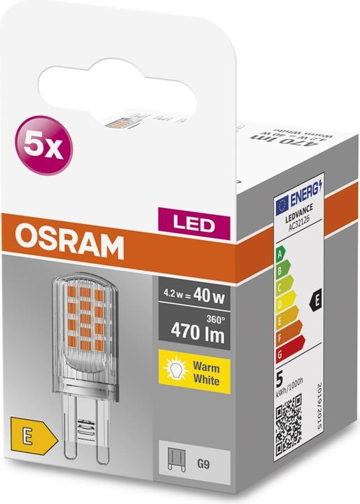 Produktbild Osram Led Base Pin G9 (G9, 470 lm, 1x)