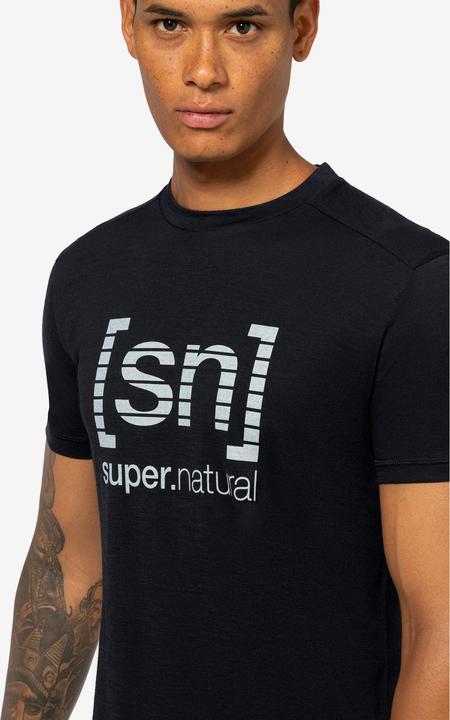 Actual product image Super Natural Grid Logo Tee (S)