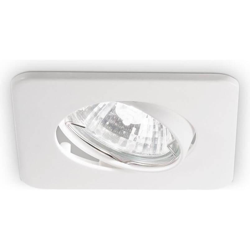 Ideal lux, Wandleuchte + Deckenleuchte, LOUNGE Einbauleuchte GU10 dimmbar Weiss 138978 (GU10)