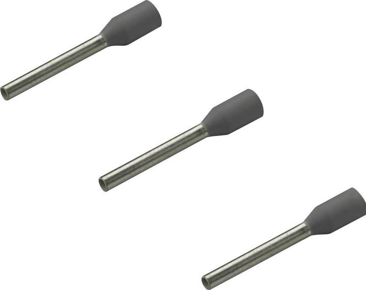 Produktbild Rittal Aderendhülse 1 x 0.75 mm² x 12 mm Teilisoliert Grau 4050.738 1000 St.