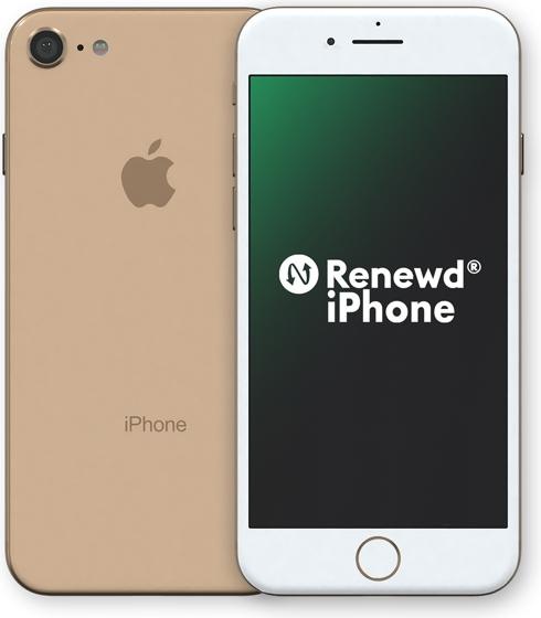 Actual product image Renewd iPhone 8 (64 GB, Gold, 4.70", 12 Mpx, Single SIM, A / Like new)
