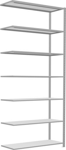 Produktbild Schulte Lagertechnik Stecksystem Anbauregal MULTIplus250 mit Kreuzstrebe