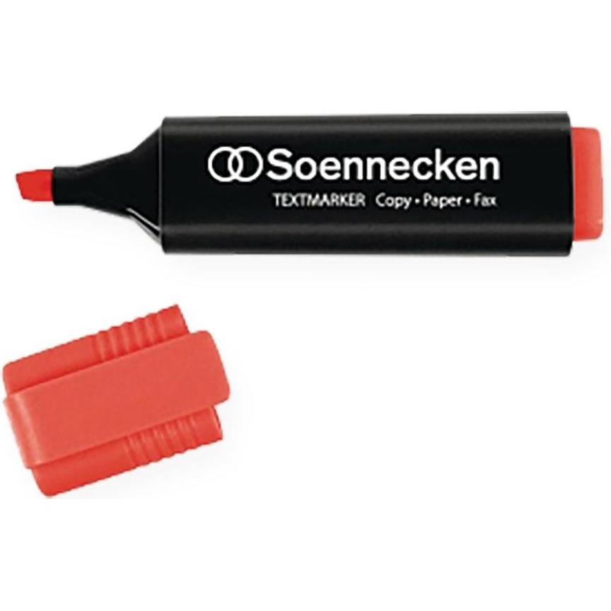 Soennecken, Marker, Textmarker Strichstärke: 2-5 mm Schreibfarbe: rot (Rot, 5 mm, 1 x)