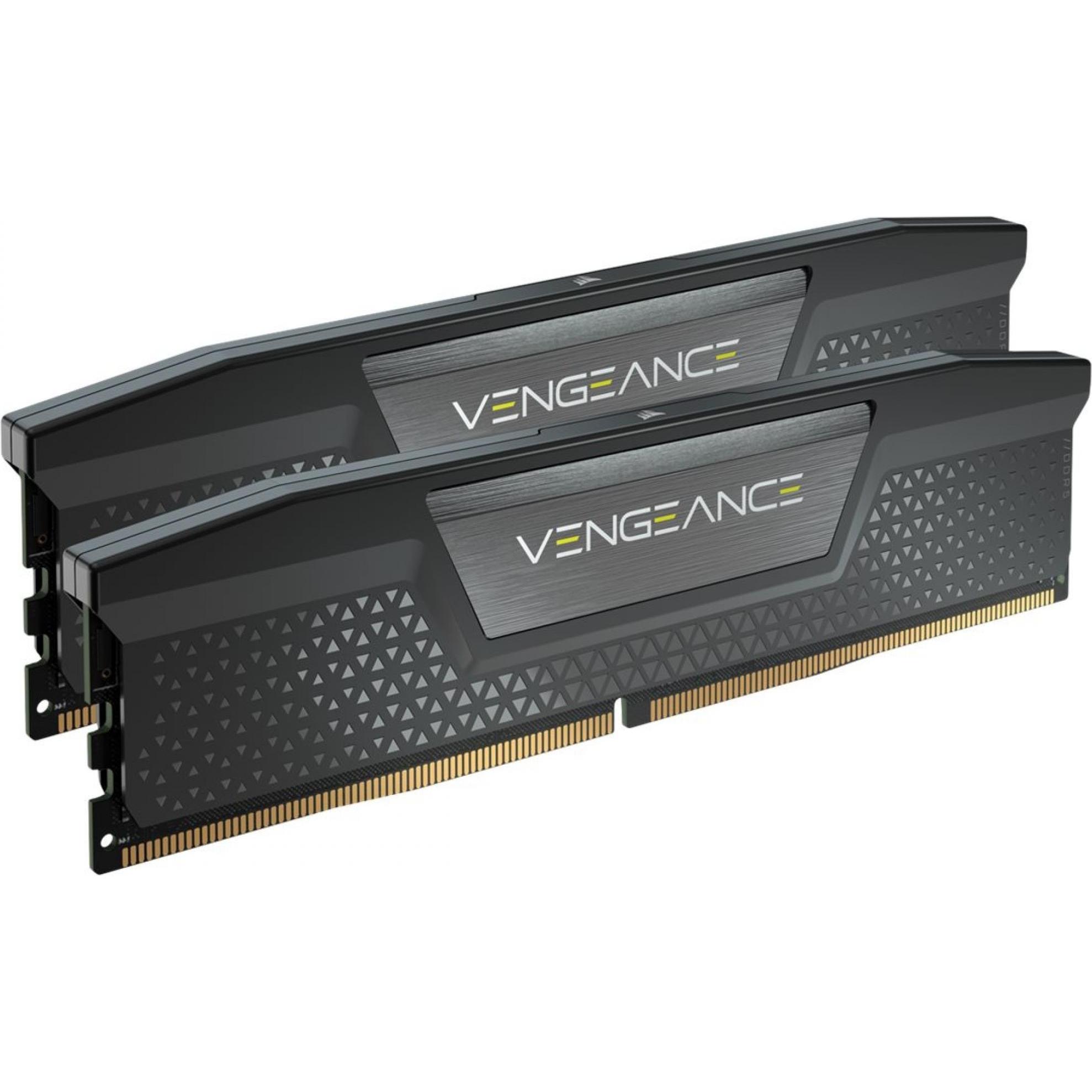 Corsair Vengeance (2 x 16GB, 6000 MHz, DDR5-RAM, DIMM), RAM, Schwarz