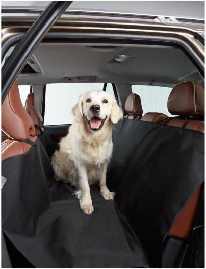 Actual product image Hunter Car rear seat protective cover (Dog, Washable)