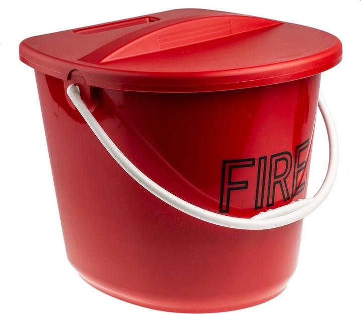 RS PRO PBL2 fire extinguisher bucket + lid