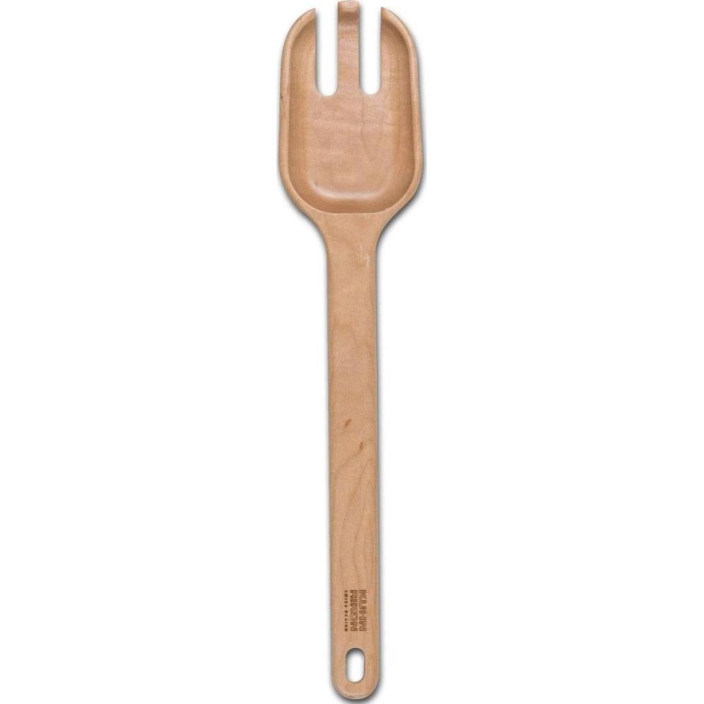 Thumbnail - 6x Kuhn Rikon Serviergabel Ahorn, Servierbesteck, Braun