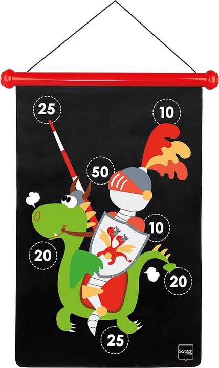Produktbild Scratch Dartspiel Ritter (Italienisch, Französisch, Deutsch)