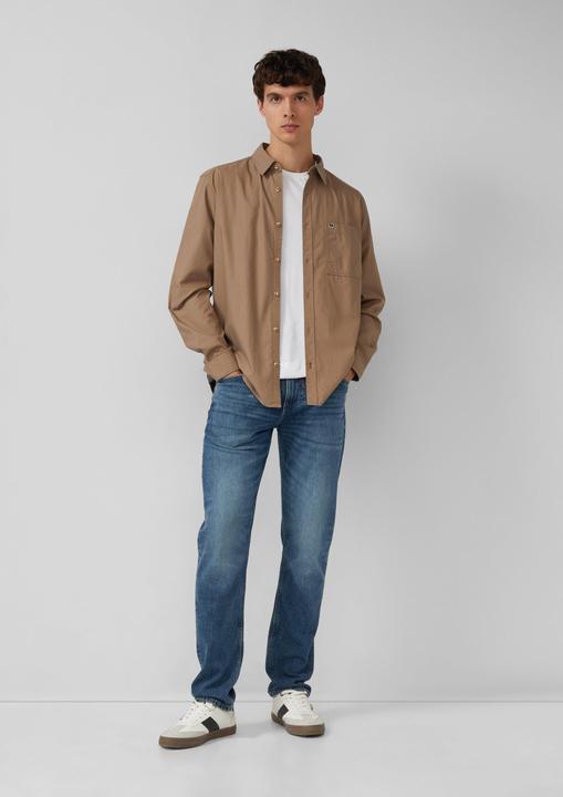 Immagine prodotto s.Oliver Hemd Regular Fit: Weiches Hemd mit feiner Struktur (M)