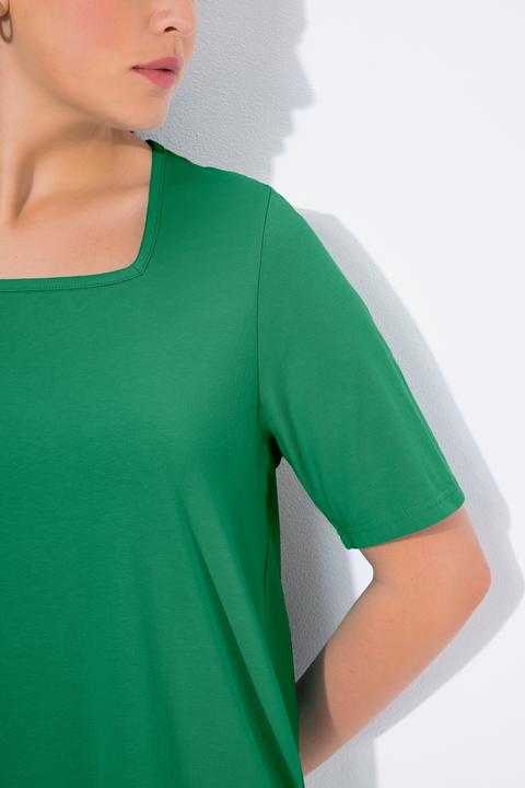 Actual product image Ulla Popken Essential Square Neck Stretch Tee (46, 48)