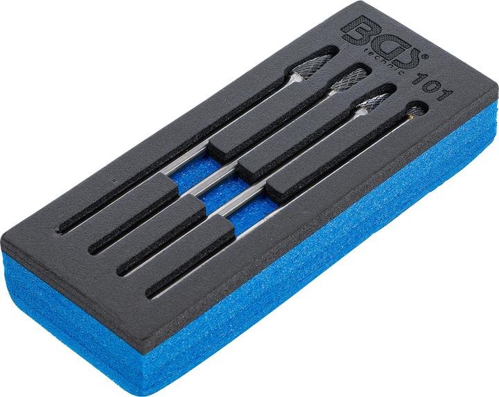 Actual product image BGS HSS Milling Cutter Set, extra long | 4 pcs.