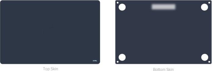 Immagine prodotto JCPAL MacGuard Two-in-One Skin Set for MacBook Air 15" (M2 2023, M3 2025 & M4 2025) - Midnight (15", Apple)