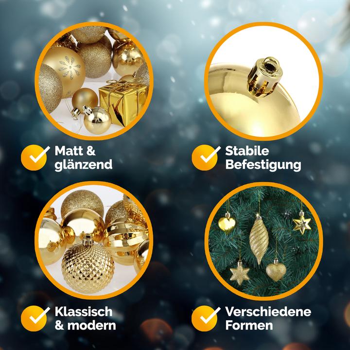 Image du produit Deuba Décors de Noël (103 -pièce)