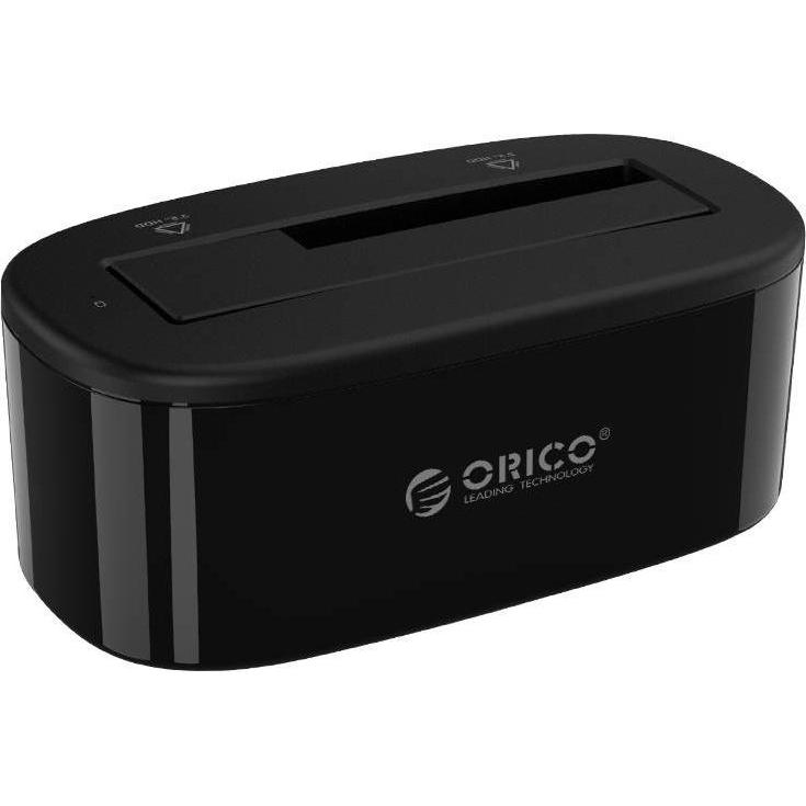 Orico Docking station per HDD/SSD 3,5/2,5" USB-B 3.0, Docking station + Hub USB, Nero